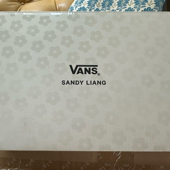 Vans Sandy Liang dark green floral high tops NWT 7/8.5 - Picture 5 of 5